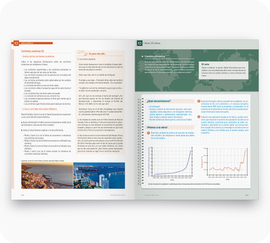 Interior libro Biología y Geología 1º de la ESO